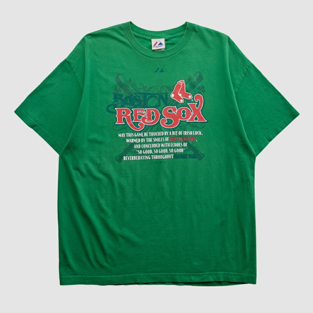 Boston Red Sox Majestic 2000s T-shirt Green Vintage