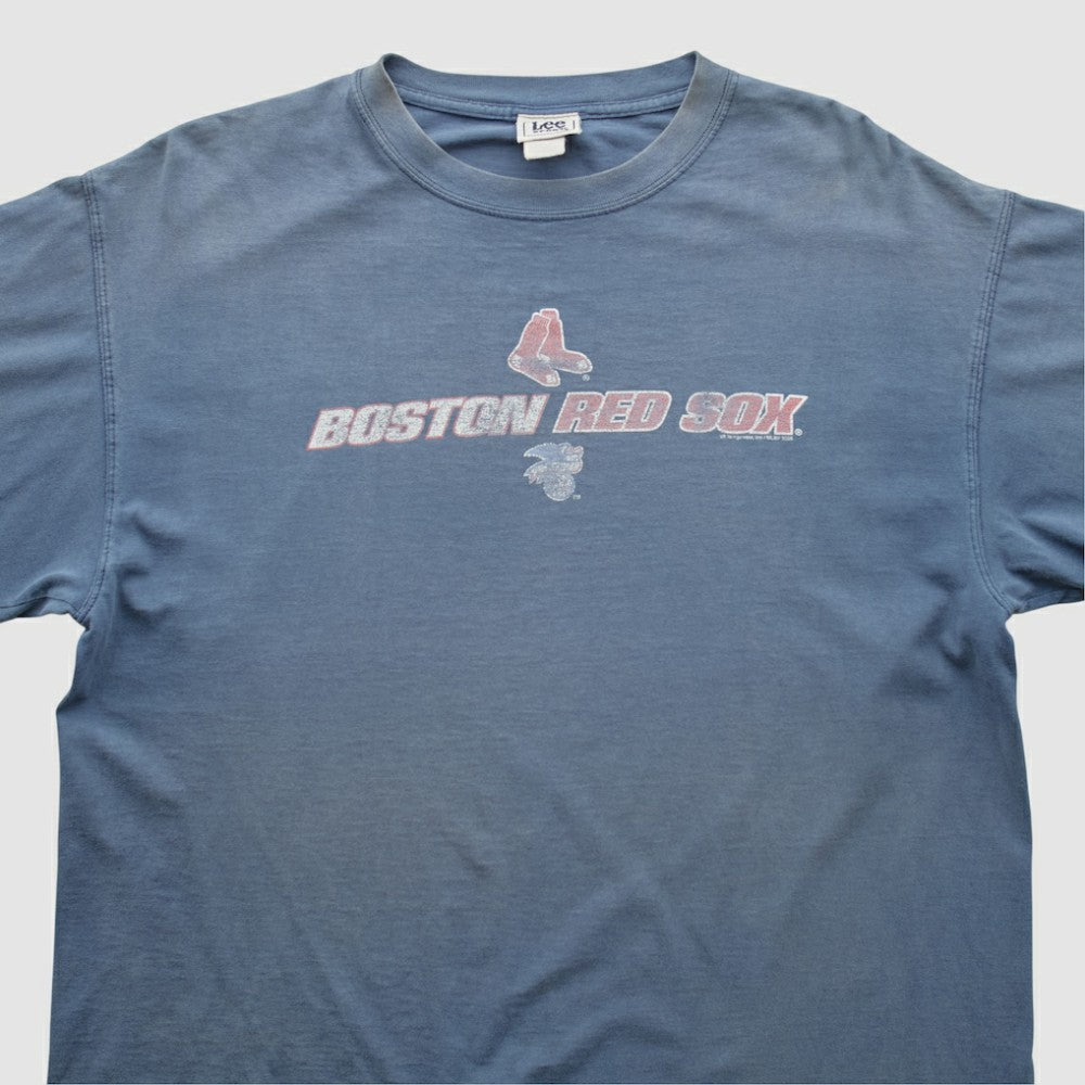 Boston Red Sox Lee Apparel 2000s T-shirt Blue Vintage