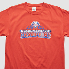 Philadelphia Phillies Gildan 2008 T-shirt Red Vintage