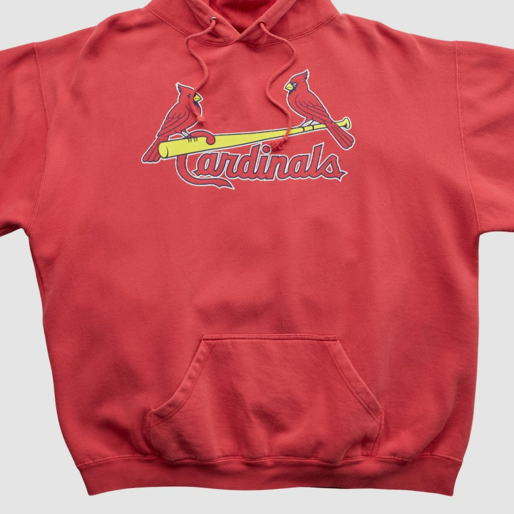 St. Louis Cardinals 2000s Hooded Sweatshirt Red Vintage