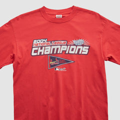 St. Louis Cardinals Anvil 2004 Long Sleeve T-shirt Red Vintage