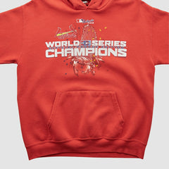 St. Louis Cardinals Lee Apparel 2006 Hooded Pullover Sweatshirt Red Vintage