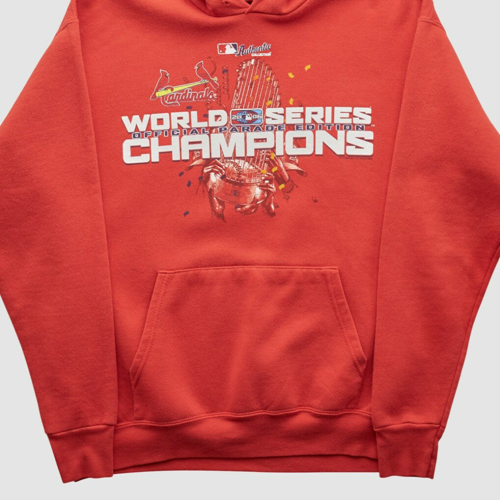 St. Louis Cardinals Lee Apparel 2006 Hooded Pullover Sweatshirt Red Vintage