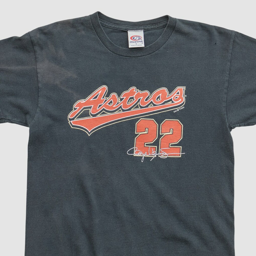 Houston Astros True Fan 2000s T-shirt Black Vintage