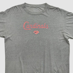 St. Louis Cardinals 2000s T-shirt Heather Gray Vintage | Nike
