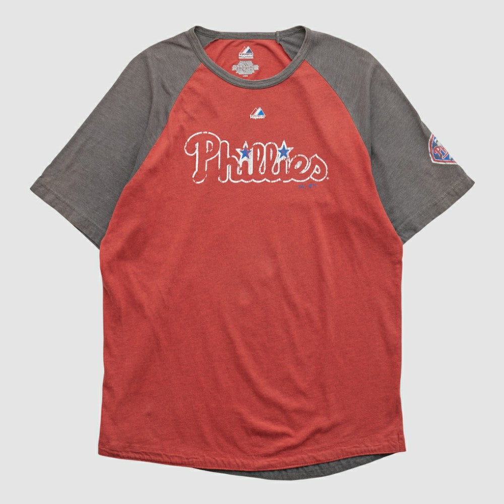 Philadelphia Phillies Majestic 2000s T-shirt Red Vintage