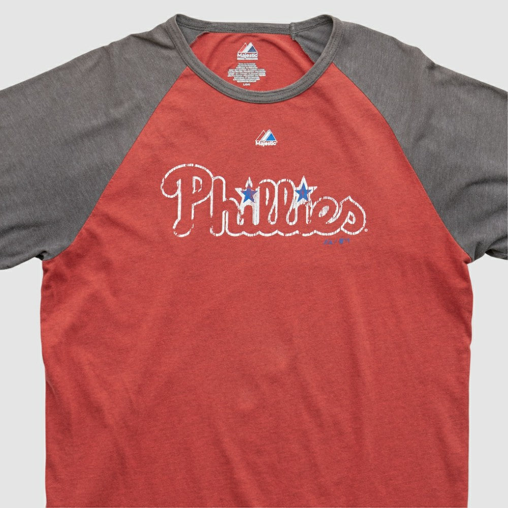 Philadelphia Phillies Majestic 2000s T-shirt Red Vintage