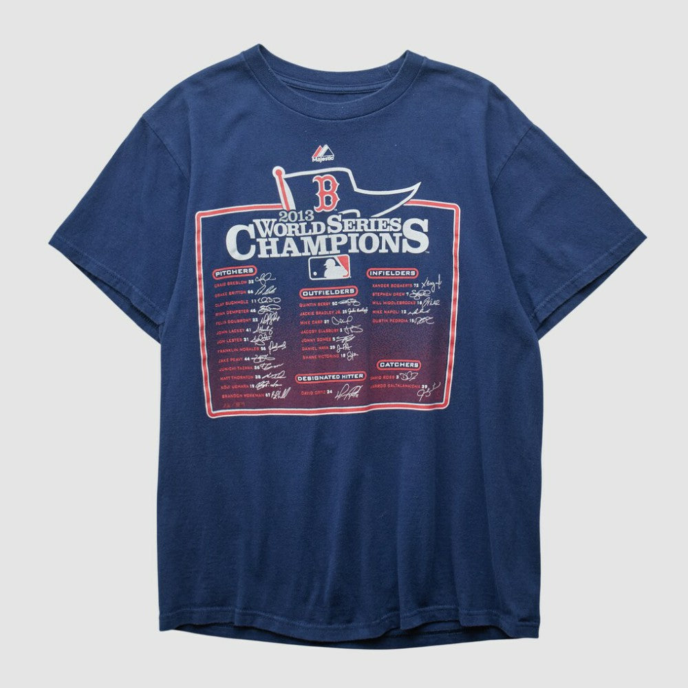 Boston Red Sox Majestic 2013 T-shirt Navy Vintage