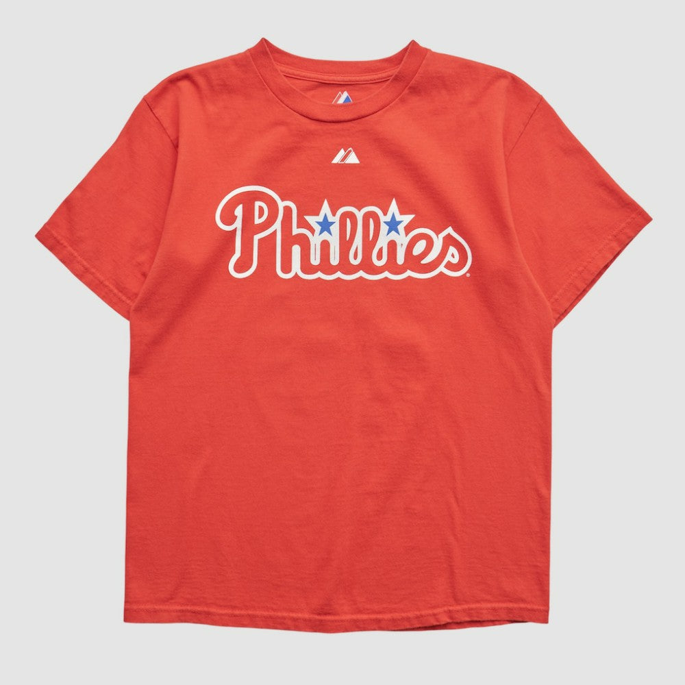 Philadelphia Phillies Majestic 2000s T-shirt Red Vintage