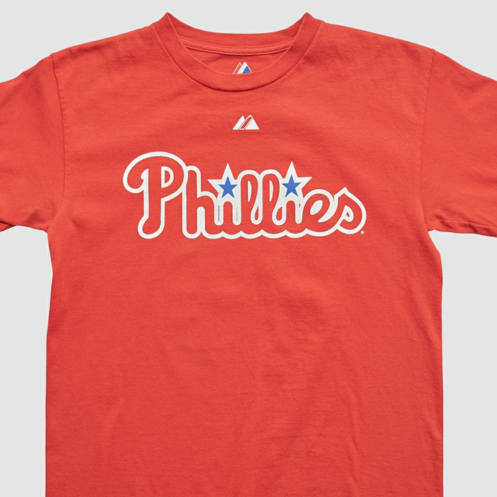 Philadelphia Phillies Majestic 2000s T-shirt Red Vintage