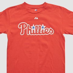 Philadelphia Phillies Majestic 2000s T-shirt Red Vintage