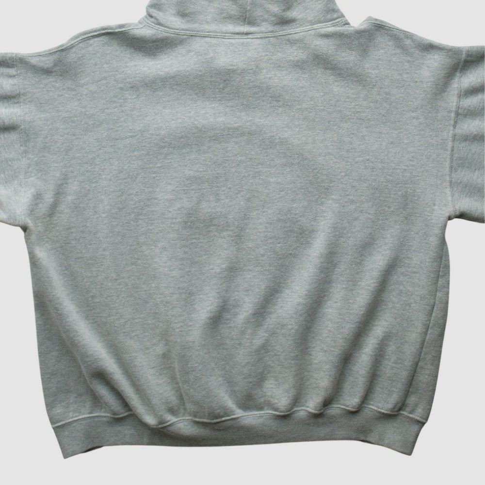 Chicago Cubs Stitches 2000s Hooded Pullover Sweatshirt Heather Gray Vintage