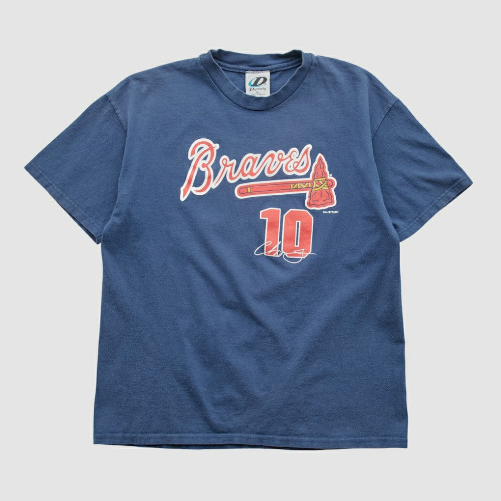 Atlanta Braves Dynasty T-shirt Navy Vintage