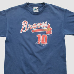 Atlanta Braves Dynasty T-shirt Navy Vintage