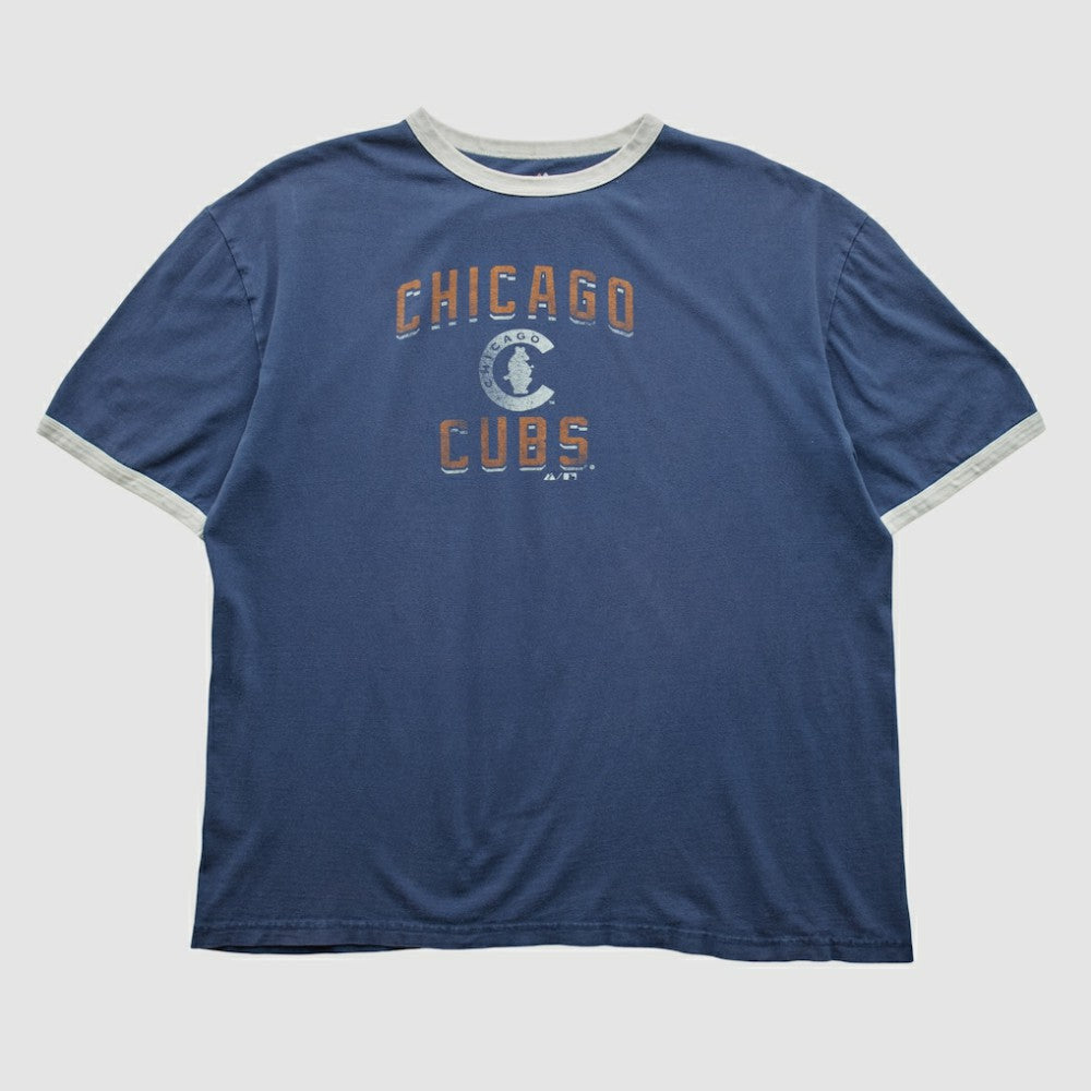 Chicago Cubs Majestic 2000s T-shirt Navy Vintage