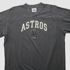 Houston Astros Lee Sport 2000s T-shirt Charcoal Vintage
