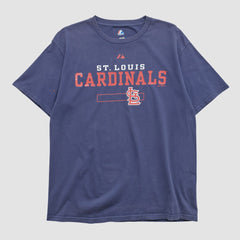 St. Louis Cardinals Majestic 2010 T-shirt Navy Vintage
