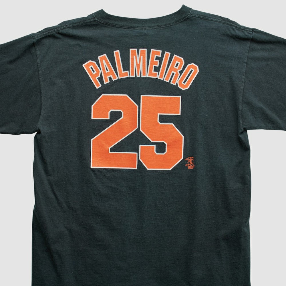 Baltimore Orioles Majestic 2000s T-shirt Black Vintage