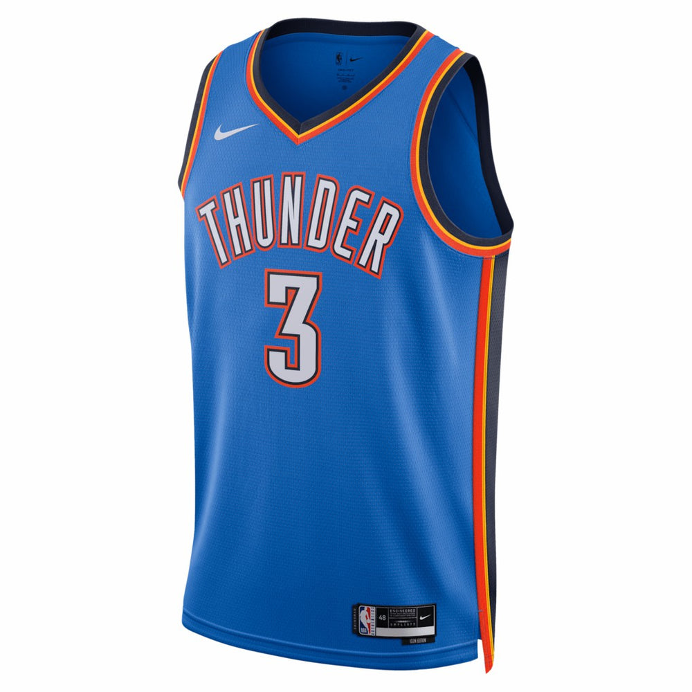 Jared McCain Oklahoma City Thunder Unisex Swingman Jersey - Icon Edition - Blue