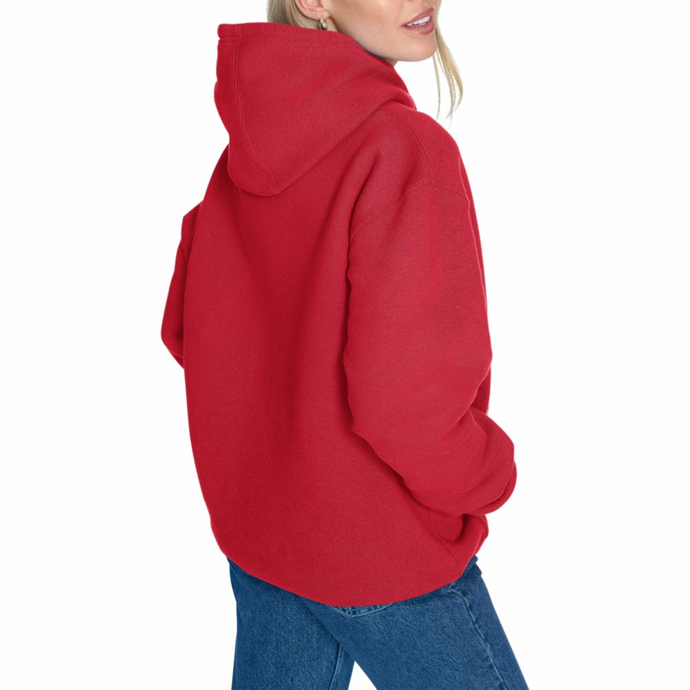 Cincinnati Reds Starter Women's Lace Team Lockup Fleece Hoodie Red