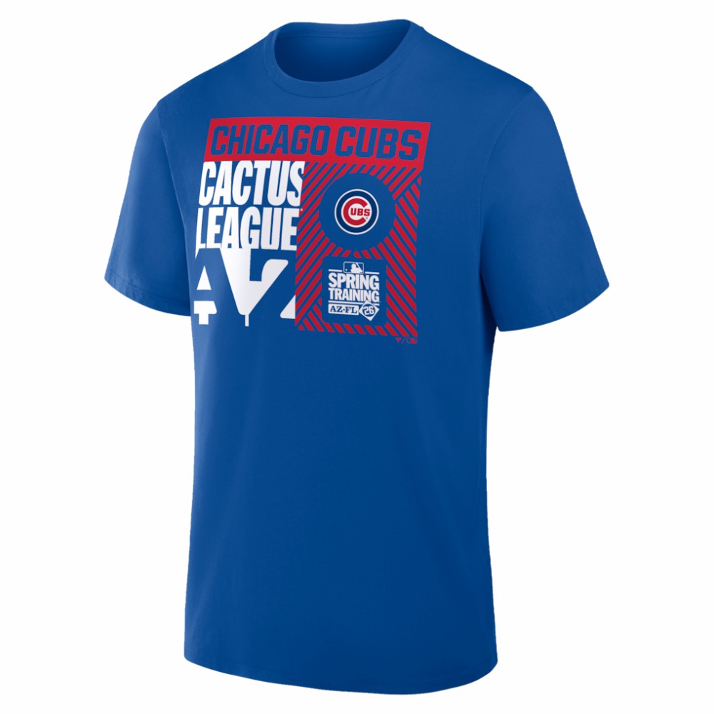 Chicago Cubs 2026 Spring Training True Icon T-Shirt Royal