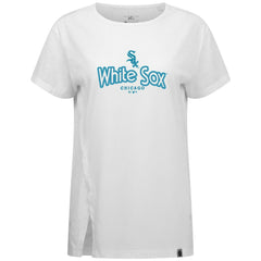 Chicago White Sox Levelwear Women's Blue Haven Influx Cornerstone T-Shirt White