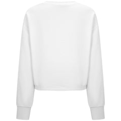Cincinnati Reds Levelwear Women's Judd Cornerstone Cropped Sweatshirt White