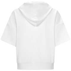 Pittsburgh Pirates Levelwear Women's Amber Short Sleeve Cornerstone Hoodie White
