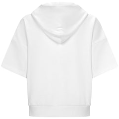 Los Angeles Dodgers Levelwear Women's Amber Short Sleeve Cornerstone Hoodie White