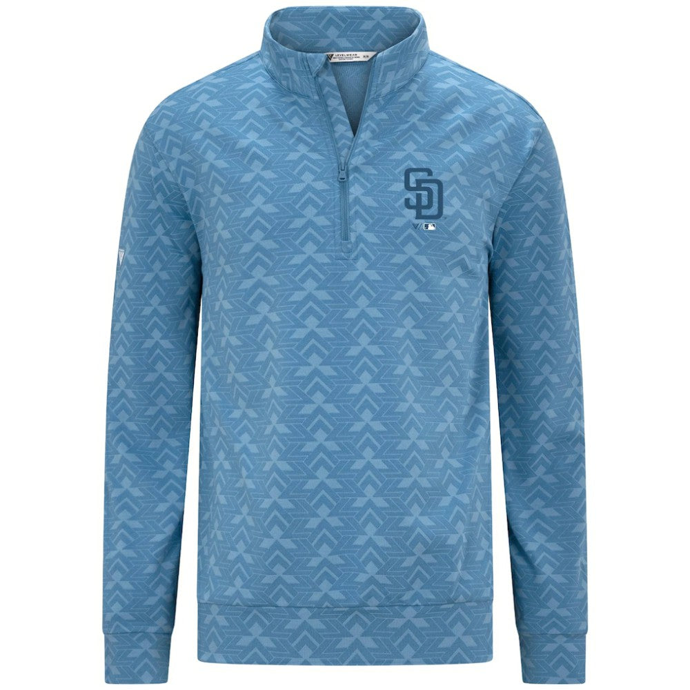 San Diego Padres Levelwear Chameleon Quarter-Zip Pullover Blue
