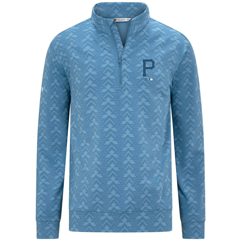 Pittsburgh Pirates Levelwear Chameleon Quarter-Zip Pullover Blue