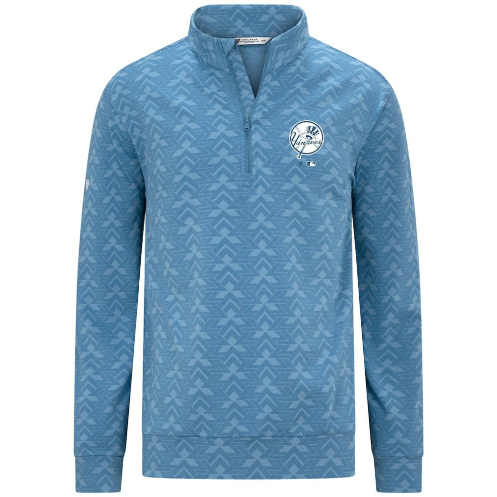 New York Yankees Levelwear Chameleon Quarter-Zip Pullover Blue