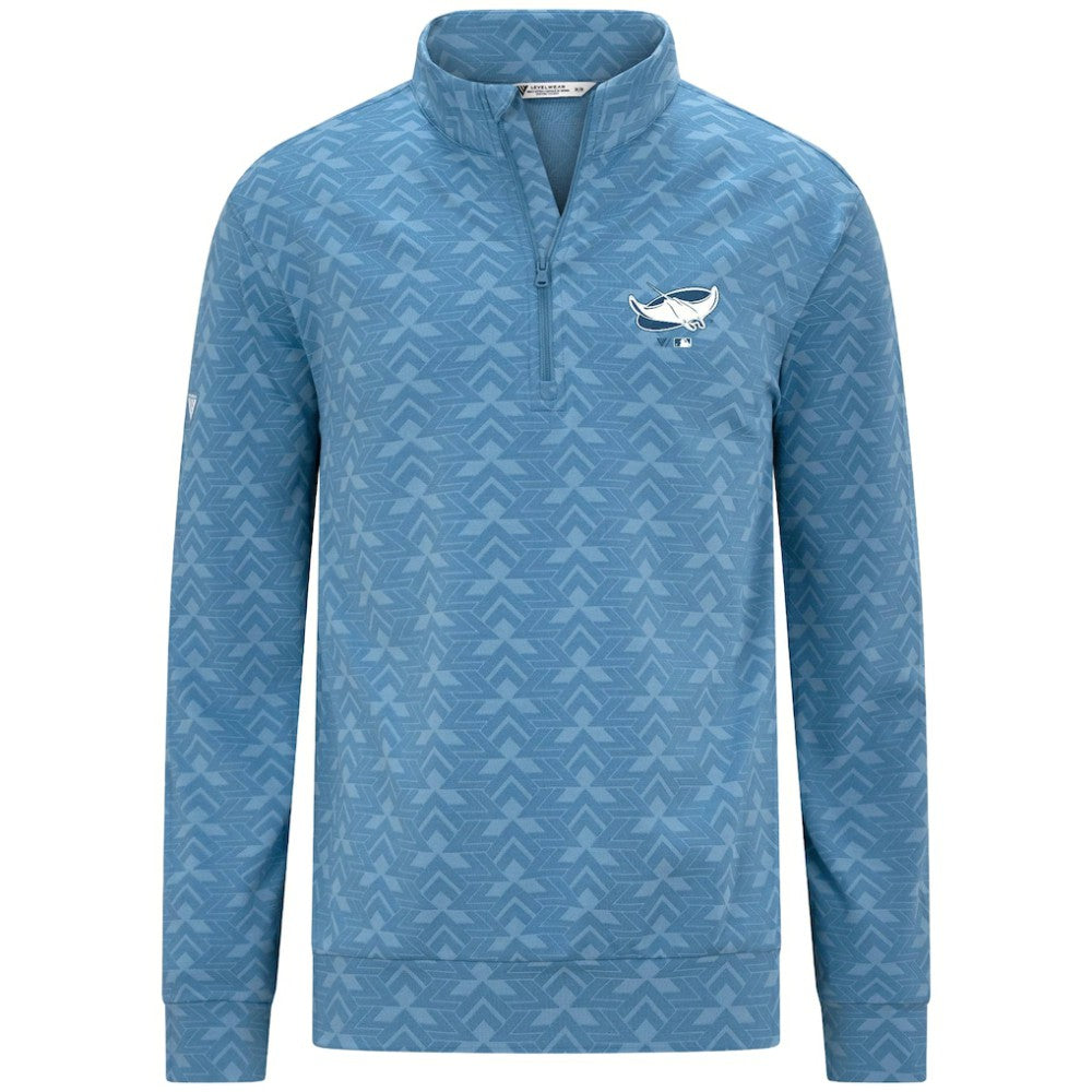 Tampa Bay Rays Levelwear Chameleon Quarter-Zip Pullover Blue