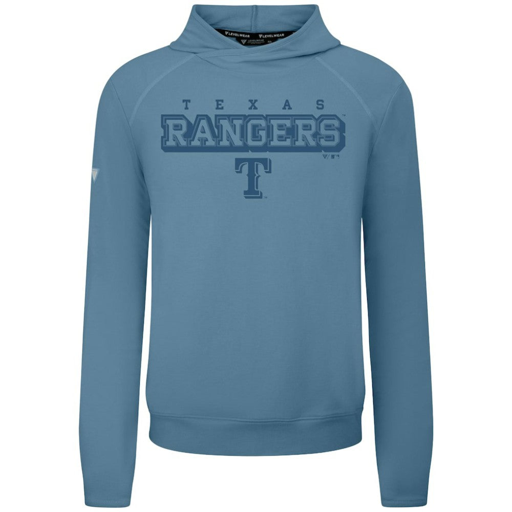 Texas Rangers Levelwear Mandate Tri-Blend Hoodie Blue
