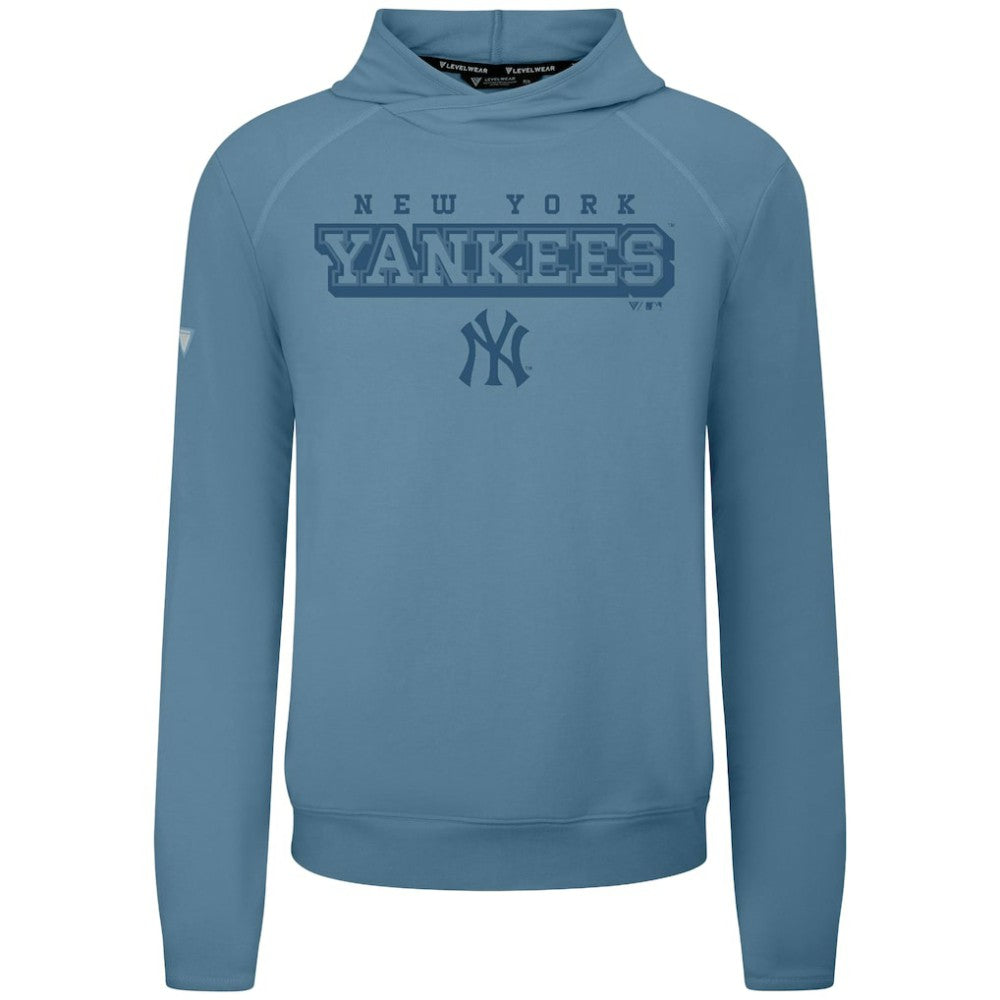 New York Yankees Levelwear Mandate Tri-Blend Hoodie Blue