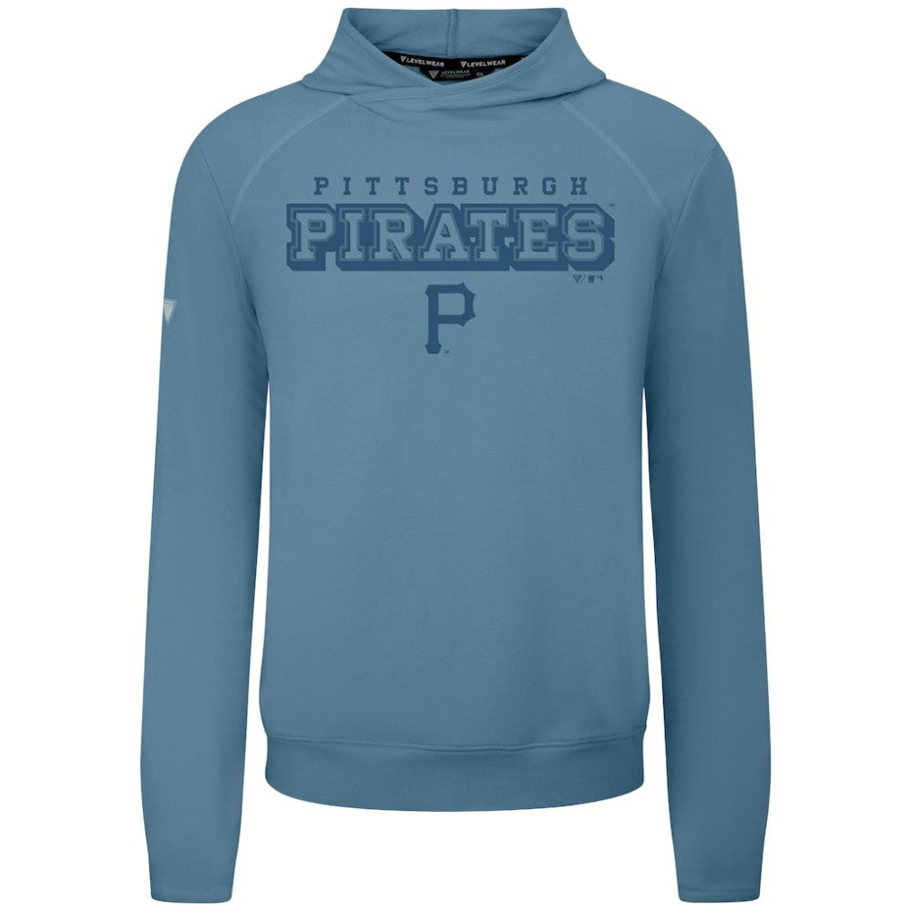 Pittsburgh Pirates Levelwear Mandate Tri-Blend Hoodie Blue