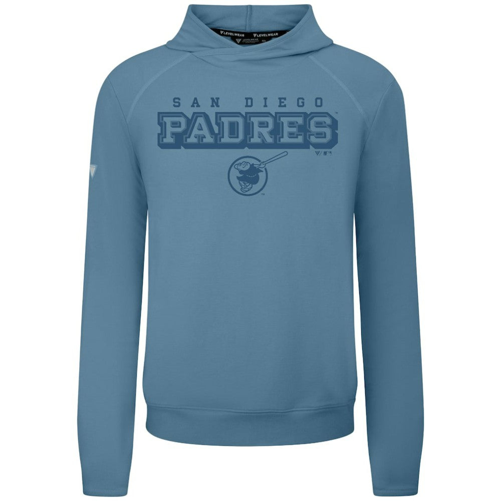 San Diego Padres Levelwear Mandate Tri-Blend Hoodie Blue