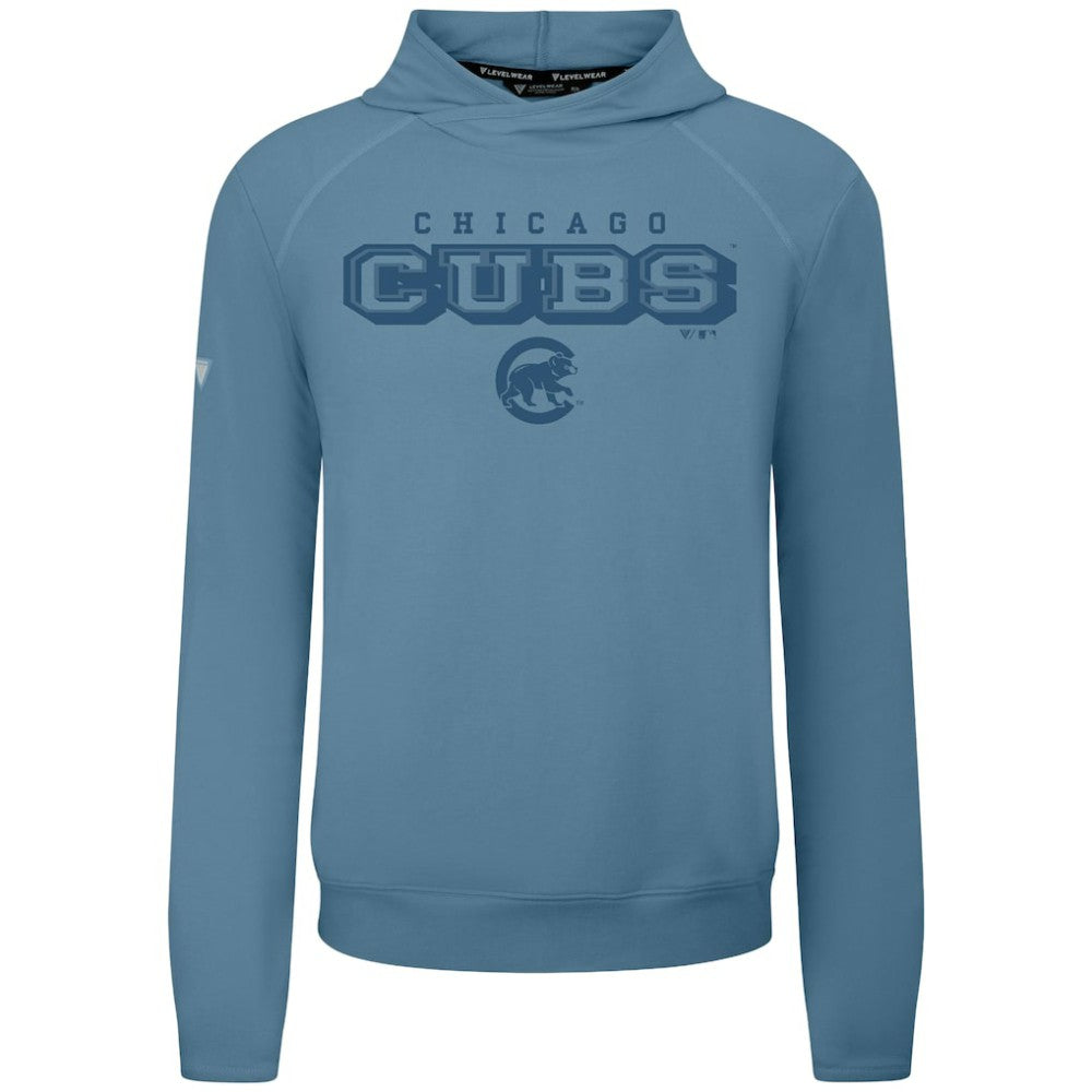 Chicago Cubs Levelwear Mandate Tri-Blend Hoodie Blue