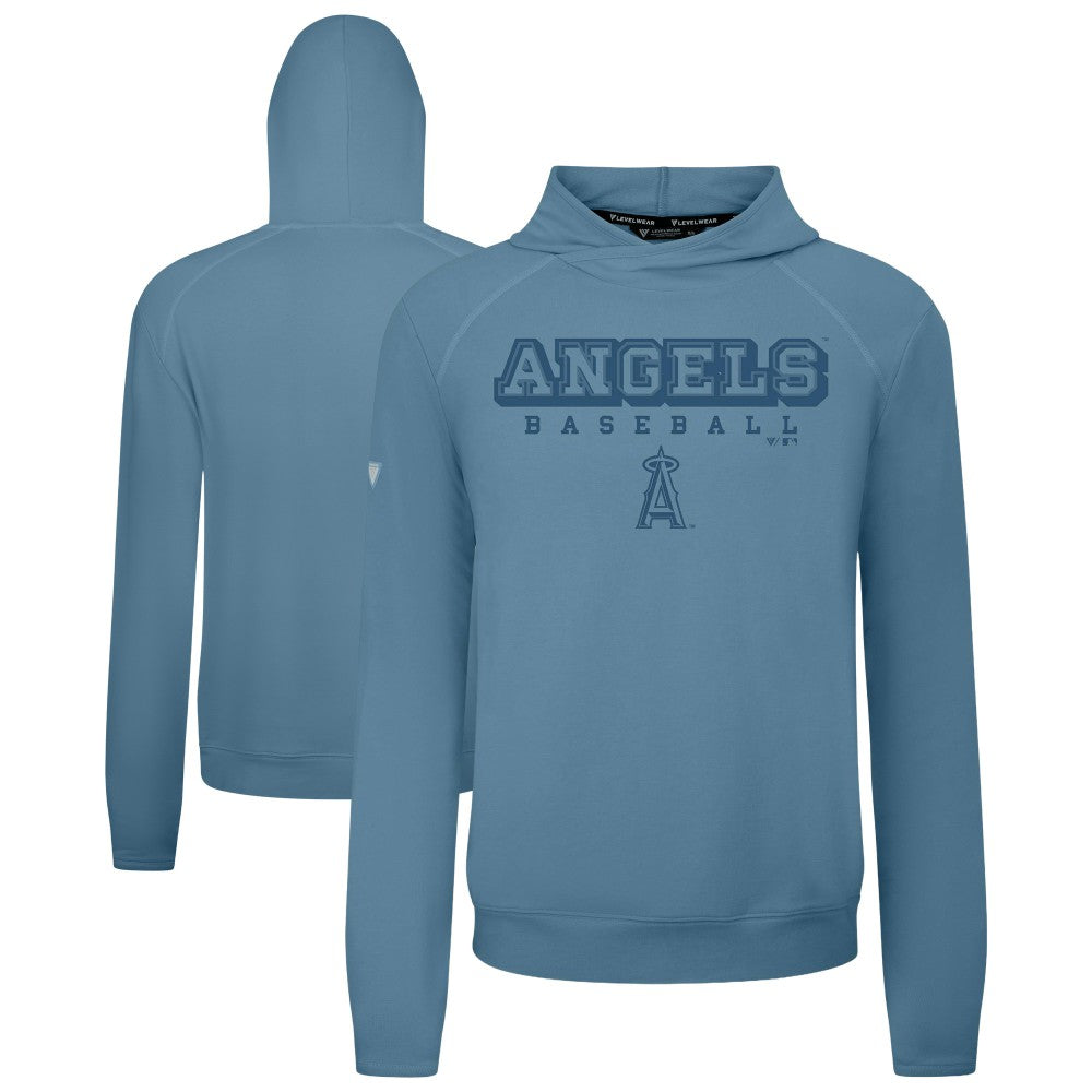 Los Angeles Angels Levelwear Mandate Tri-Blend Hoodie Blue