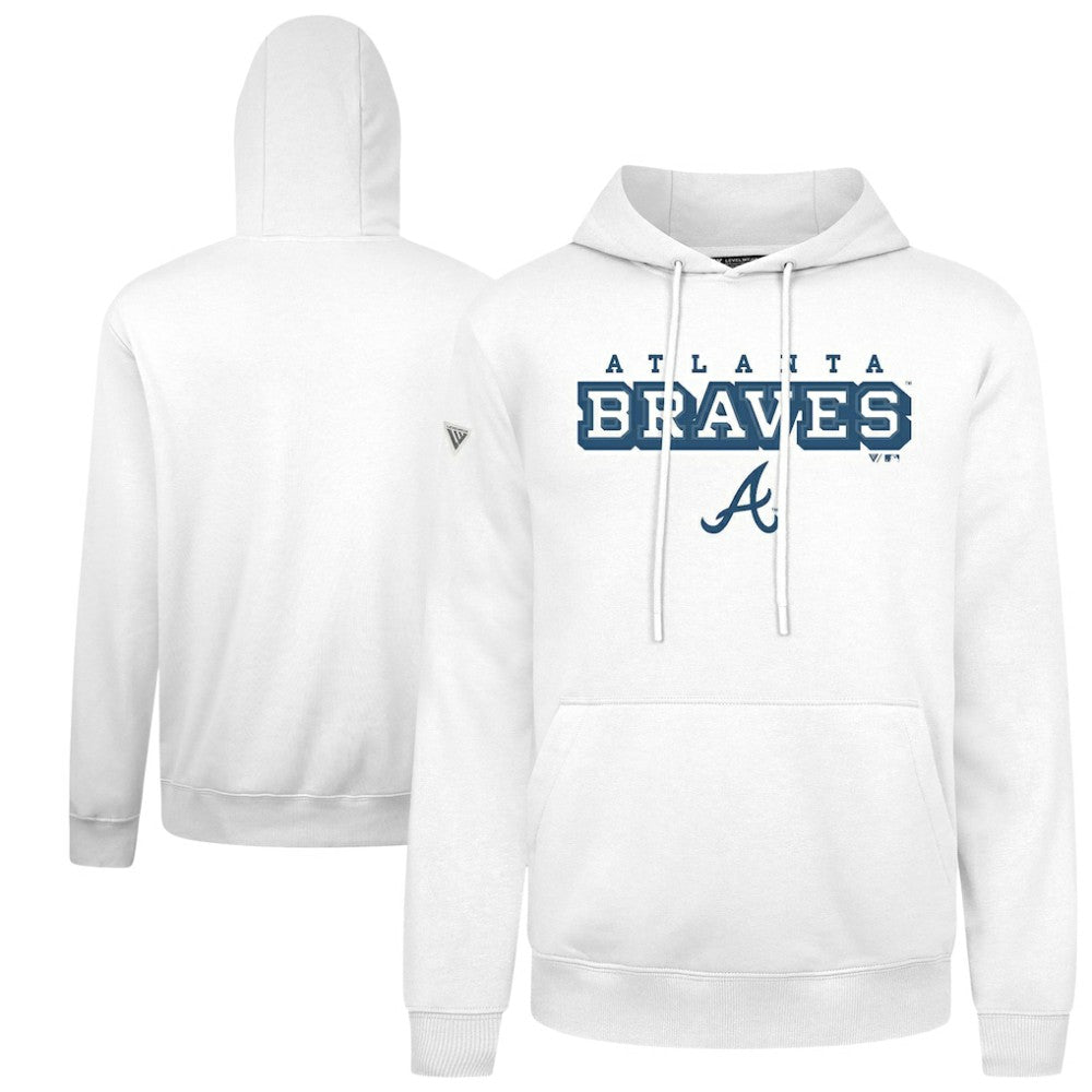 Atlanta Braves Levelwear Podium Hoodie White
