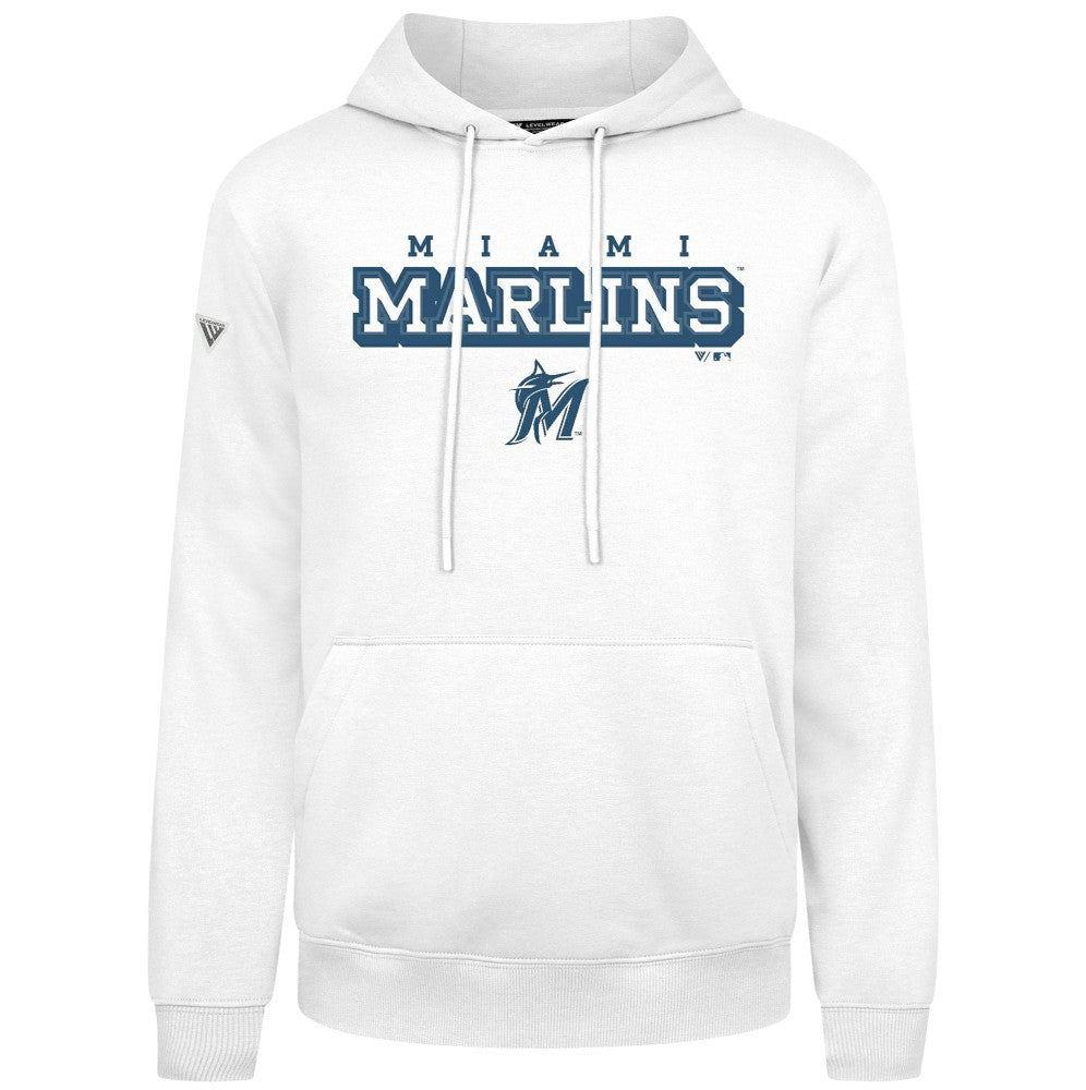 Miami Marlins Levelwear Podium Hoodie White