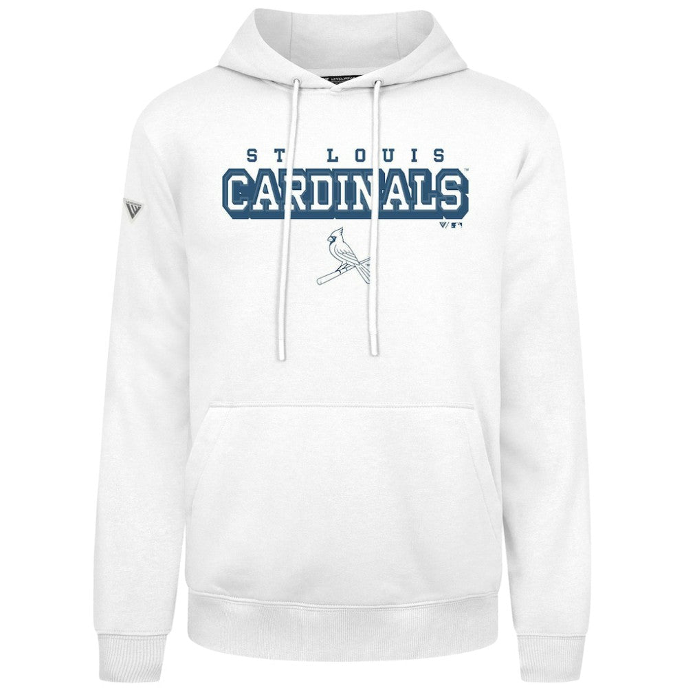 St. Louis Cardinals Levelwear Podium Hoodie White