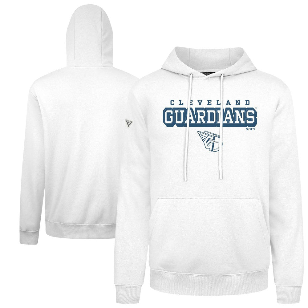 Cleveland Guardians Levelwear Podium Hoodie White