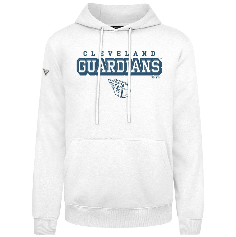 Cleveland Guardians Levelwear Podium Hoodie White
