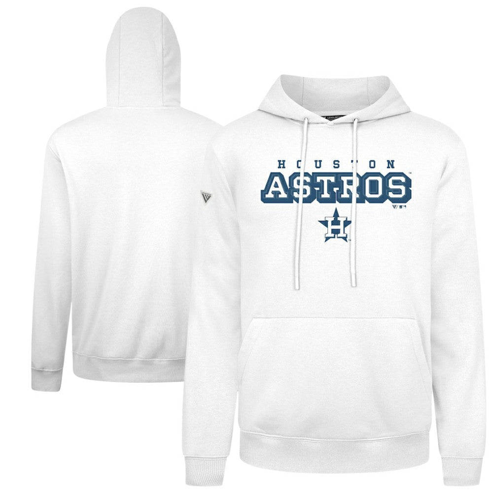 Houston Astros Levelwear Podium Hoodie White