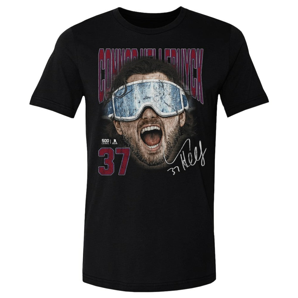 Connor Hellebuyck US Men's Hockey 500 Level Goggles T-Shirt Black