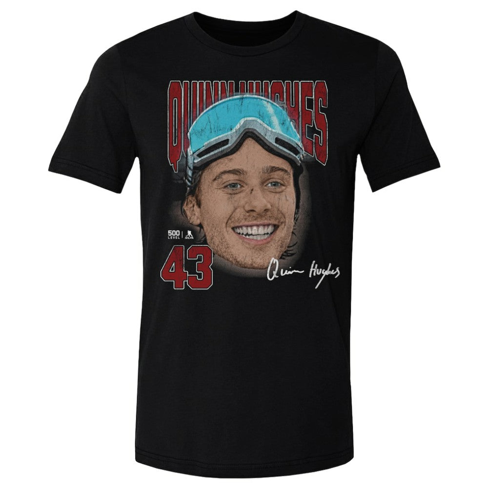 Quinn Hughes US Men's Hockey 500 Level Goggles T-Shirt Black