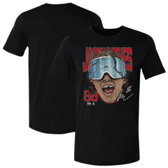 Jack Hughes US Men's Hockey 500 Level Goggles T-Shirt Black