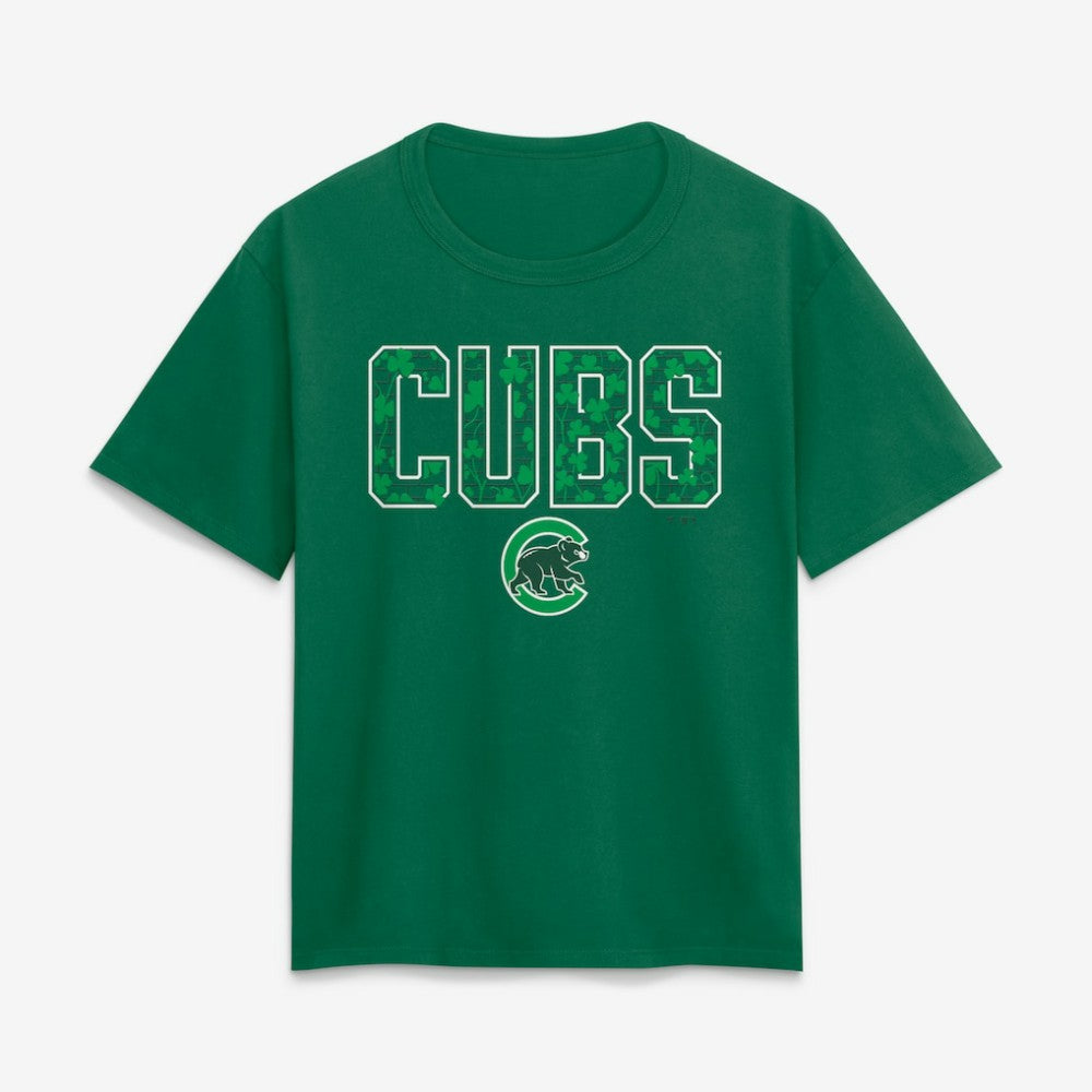 Chicago Cubs Women's St. Patty's T-Shirt Green