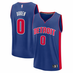 Jalen Duren Detroit Pistons Fast Break Replica Jersey sale - Icon Editi- Blue